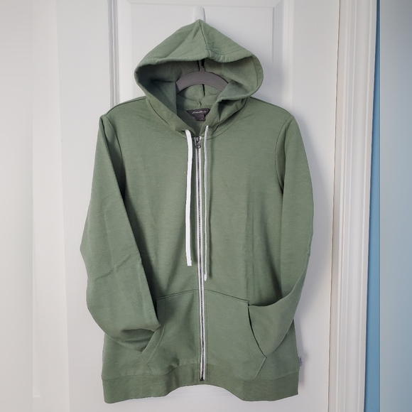 Eddie Bauer Camp Fleece Full-Zip Hooded Sweatshirt - Picture 1 of 2